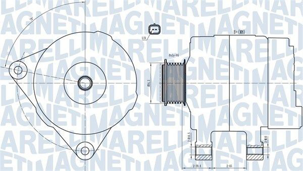 063732033010 Magneti Marelli Авто генератор